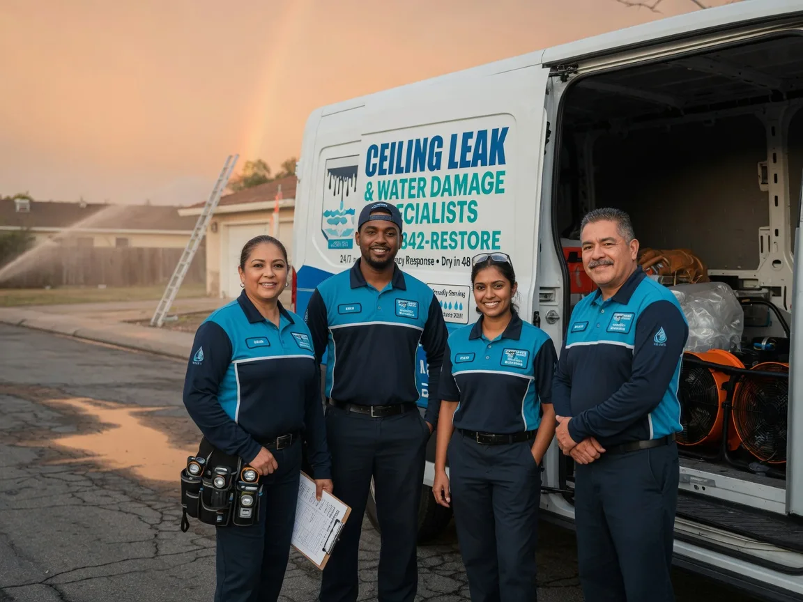 Ceiling Leak Cleanup company in Plumtree, NC
