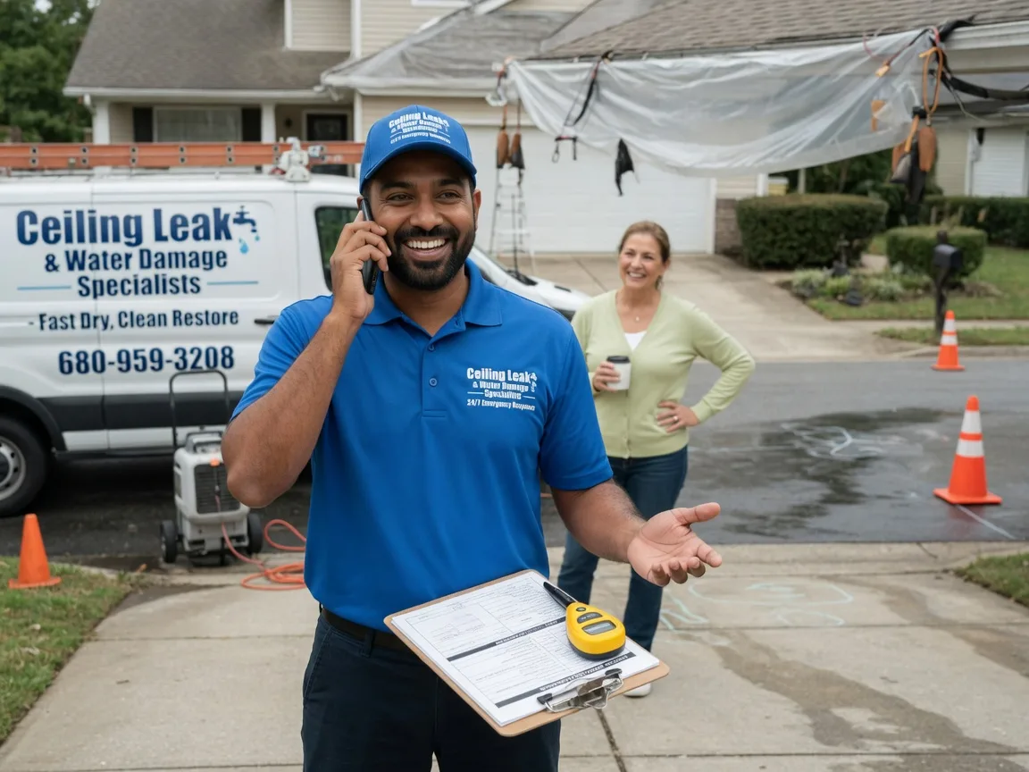 Ceiling Leak Cleanup Plumtree, NC FAQs